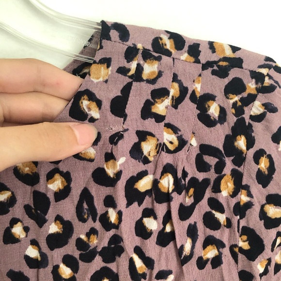 Cheetah print long sleeve modest dress from H&M 4 - Picture 6 of 6